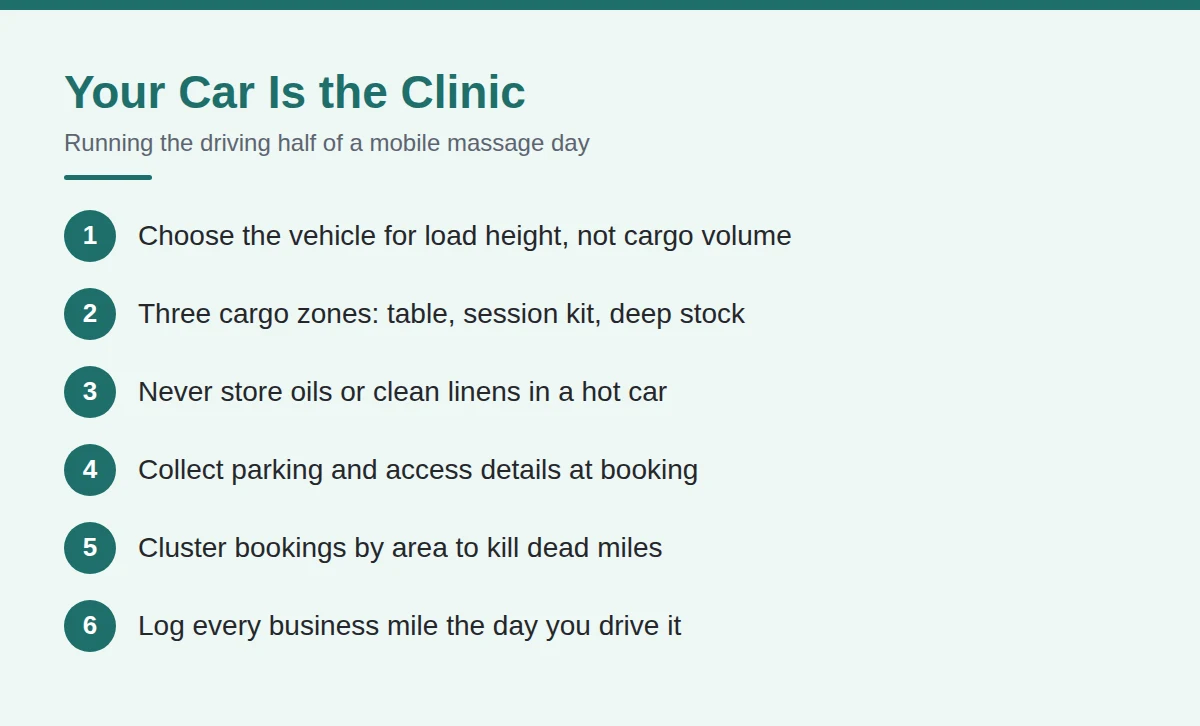 Summary card: Your Car Is the Clinic